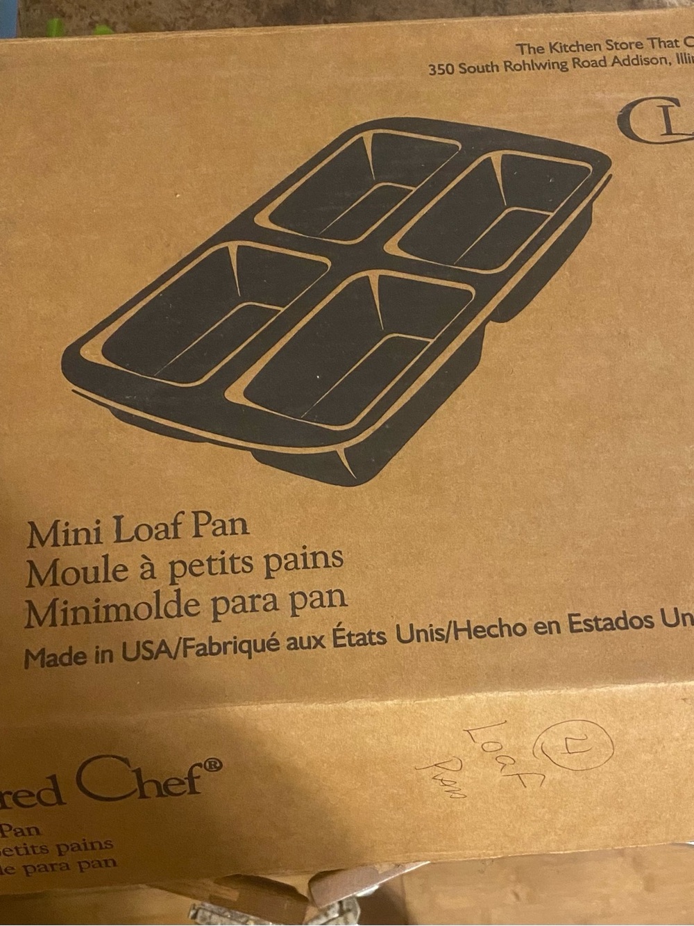 The Pampered Chef Mini Loaf Pan